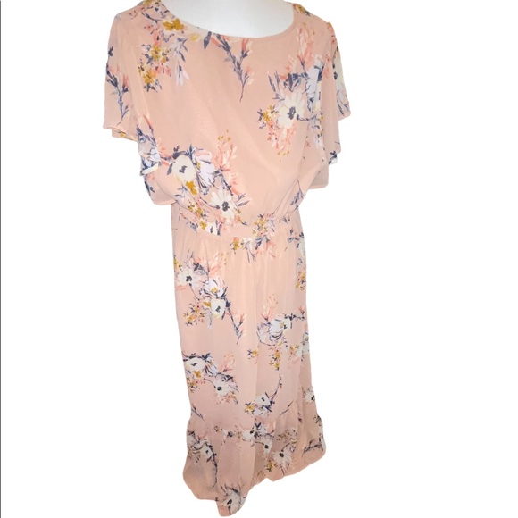 - Maternity Isabel floral maxi dress v-neck angel sleeves size xl NWOT🌸 - Picture 5 of 8